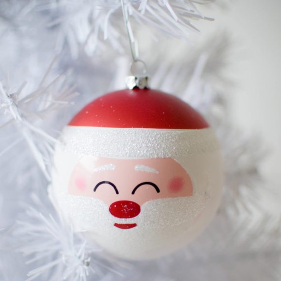 Christmas Ornaments Santa 16pc Shatterprof - Picture 1 of 3